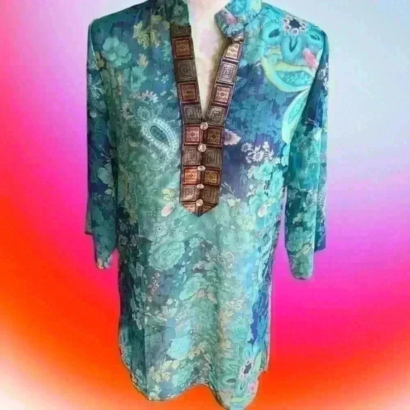 ⭐️Kimono style long top  with three-quarter length sleeve - Picture 3 of 9